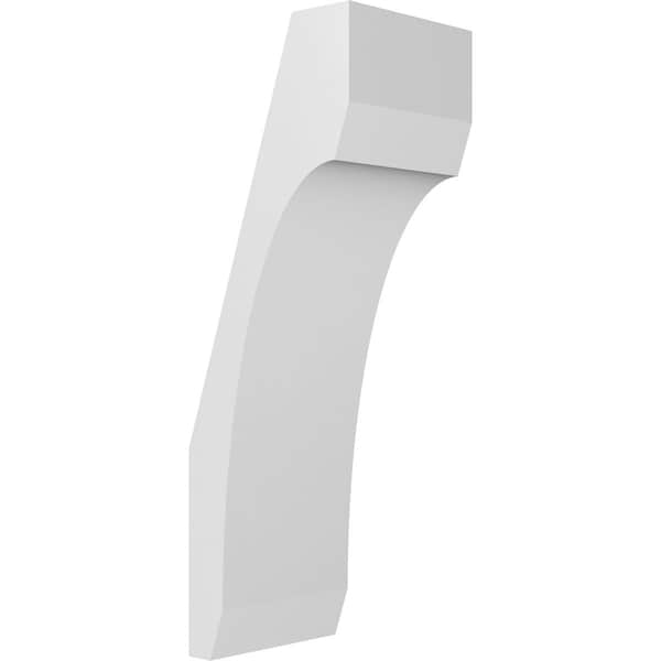 Ekena Millwork 5 1/2-in. W x 6-in. D x 18-in. H Legacy Architectural Grade PVC Knee Brace BRCP055X06X18LEC - main